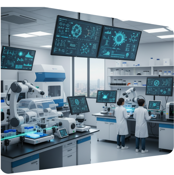 State-of-the-art laboratory