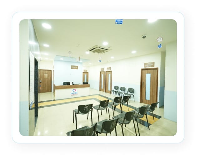 Patient waiting area of Medall