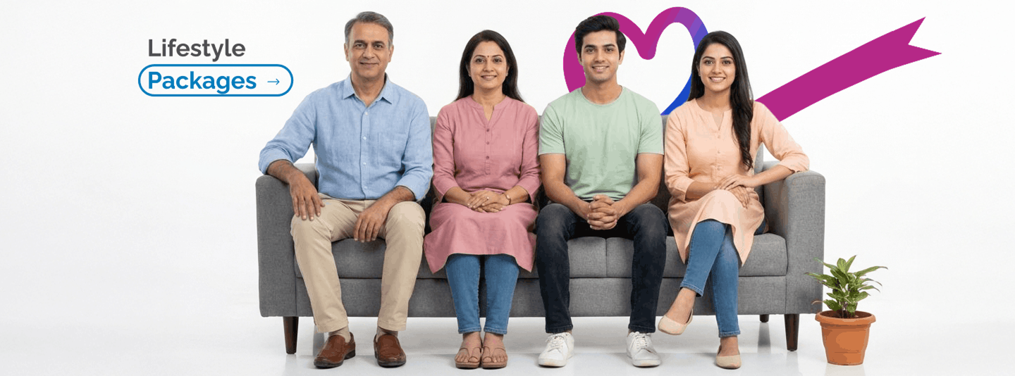 Lifestyle health packages banner